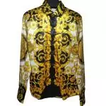 acheter chemise versace barocco big medusa flower gold